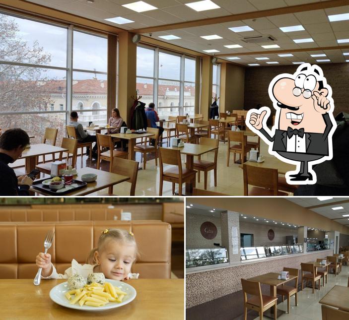 Посмотрите на внутренний интерьер "O'Key"