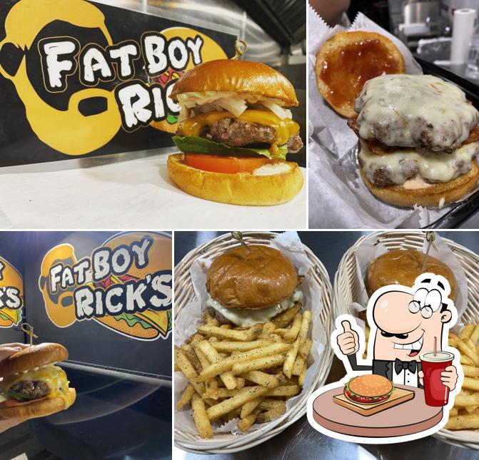 Fat boy ricks Burgers