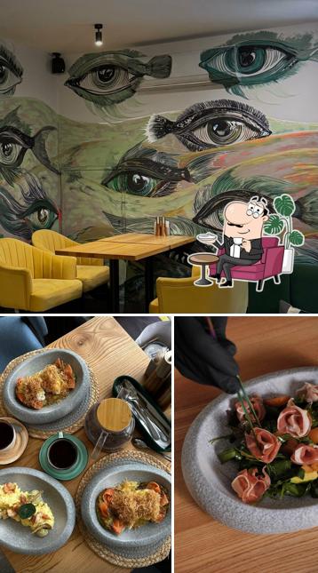 Посмотрите на внутренний интерьер "Positano Osteria"