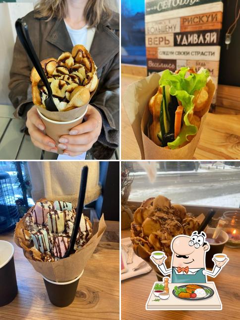 Мороженое в "The Waffles"