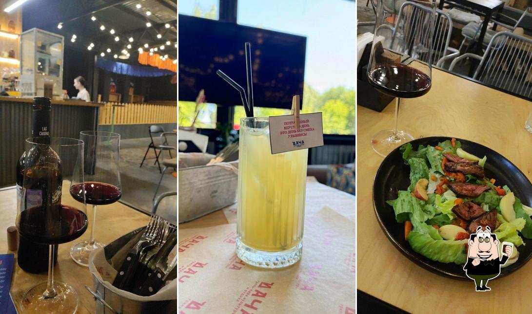 Насладитесь напитками в атмосфере "Дача"