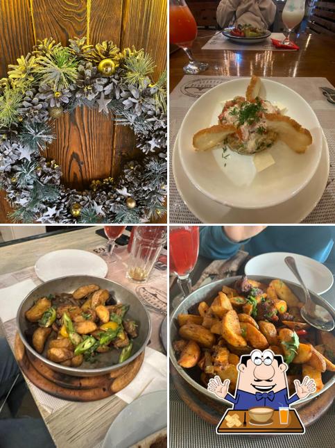 Свиные отбивные в "Трактире " старый мост""