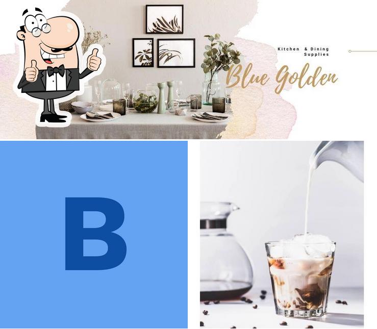 Blue Golden Kitchen Supplies