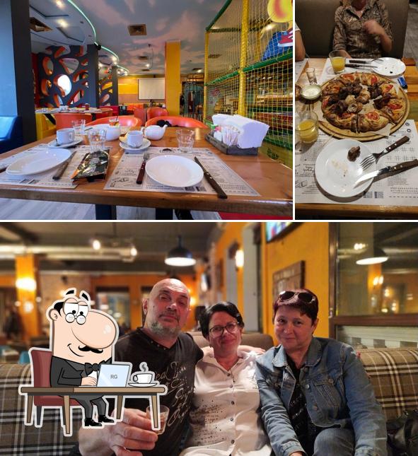 Интерьер "Кафе "Кочерга" магазин шашлыка"