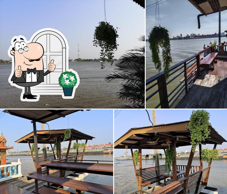 Sitting at Bang Nam Phueng Cafe