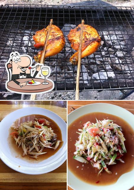 ร้าน ป.ตำแซ่บและกาแฟสด