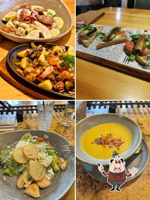 Еда в "Паровозовъ вокзал"