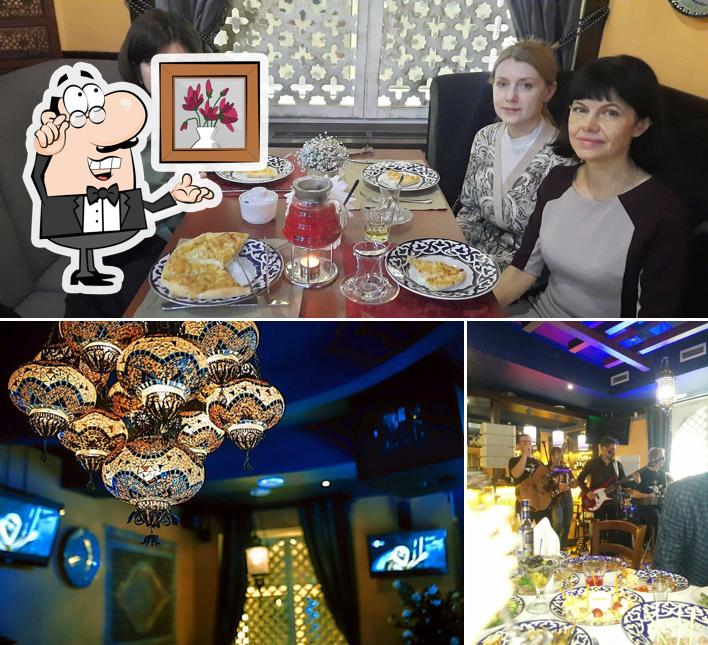 Посмотрите на внутренний интерьер "Халифа"