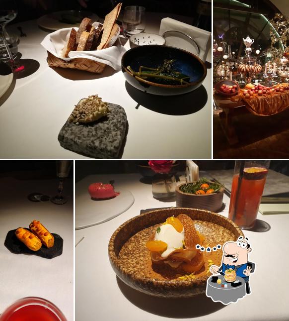 Еда в "Ресторане White Rabbit"