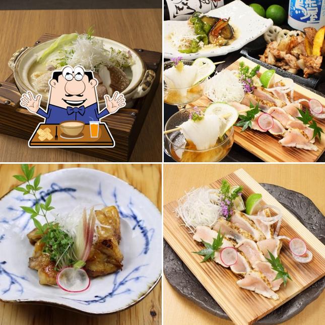 冠地鶏とかぼす平目 とよの本舗 元町旧居留地店