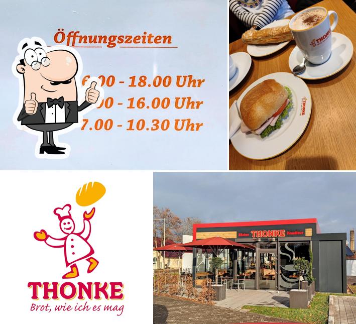 Bäcker Thonke Milow, Bäcker-Café
