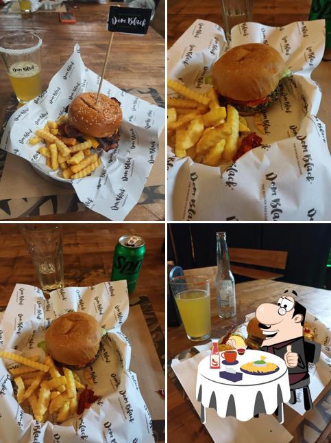 Dom Black Burger Rengo