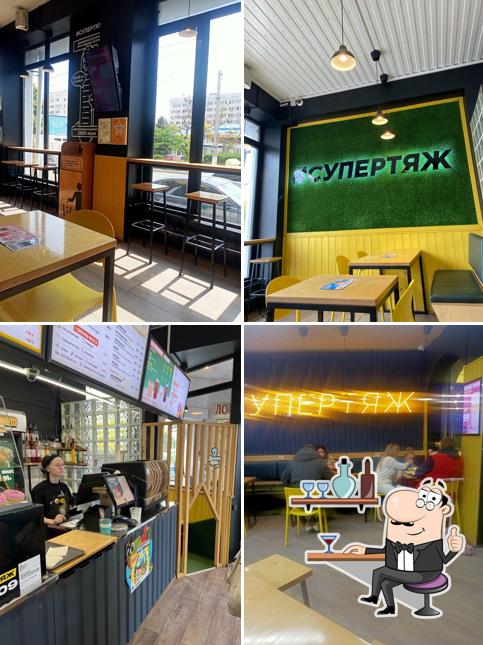 Интерьер "Супертяж. Шаурма и кофе"