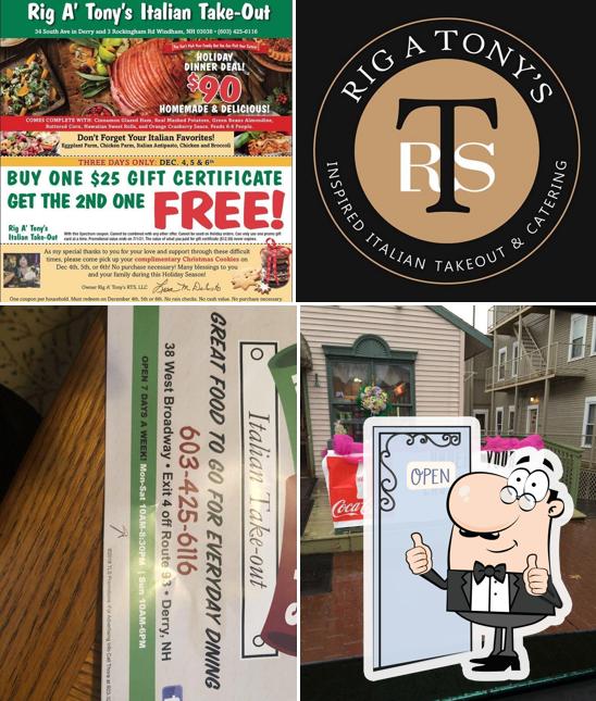 Rig A Tony's Italian Takeout & Catering