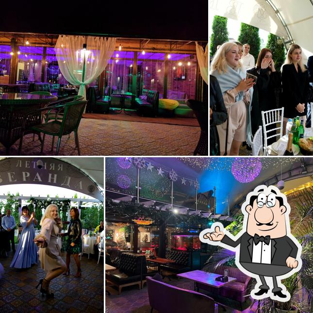 Посмотрите на внутренний интерьер "Mojo lounge"