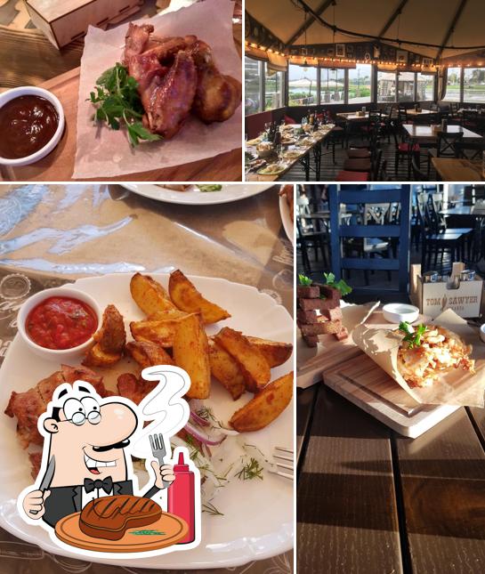 Отведайте мясные блюда в "Томе Сойере"