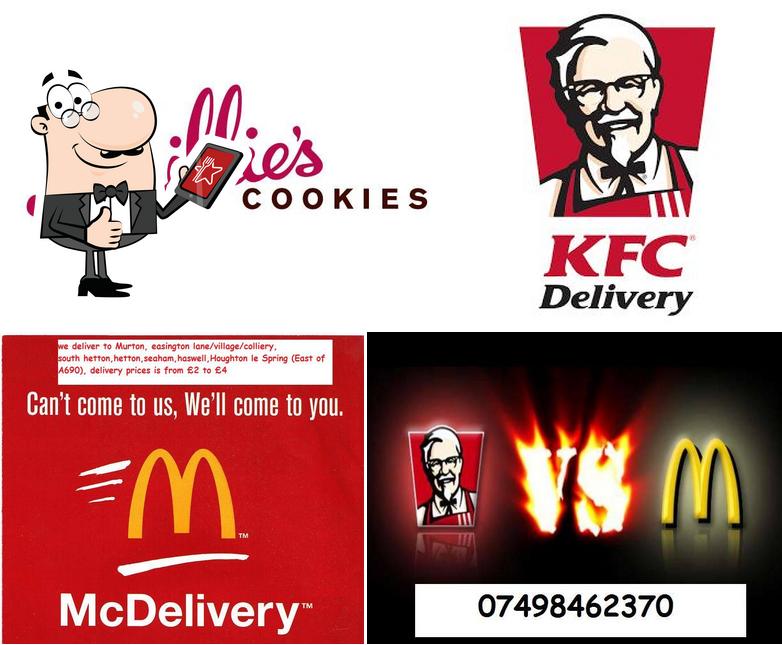 Mc donalds & kfc delivery to your door for postcode sr7,dh5 ,dh6