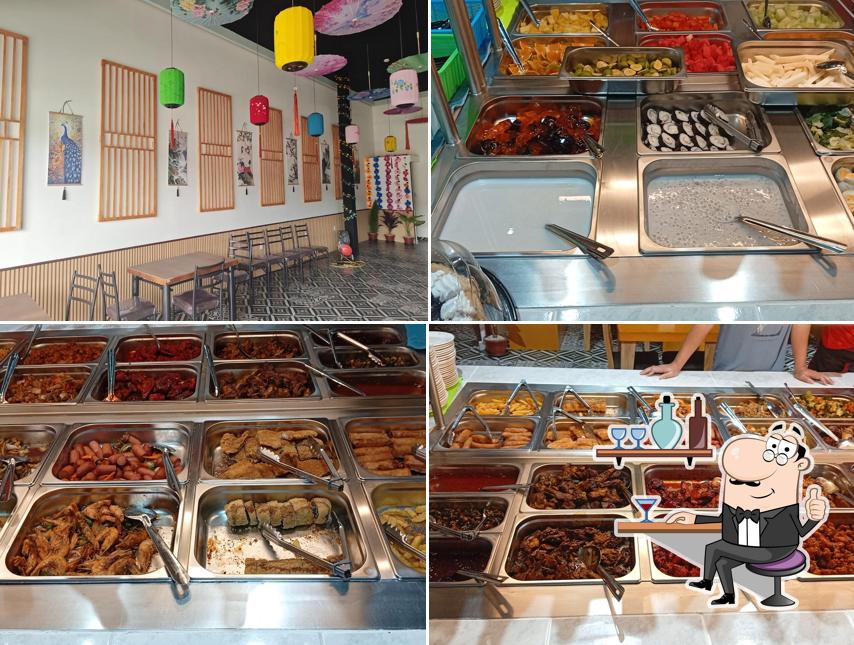 Comida china Delicioso Buffet restaurante