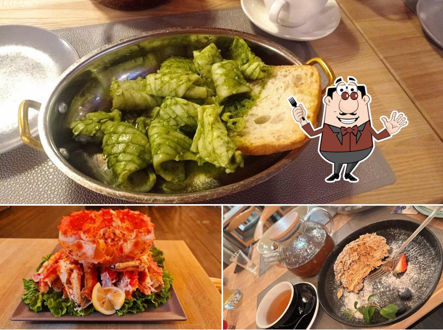 Еда в "Ресторане Новик Кантри Клаб"