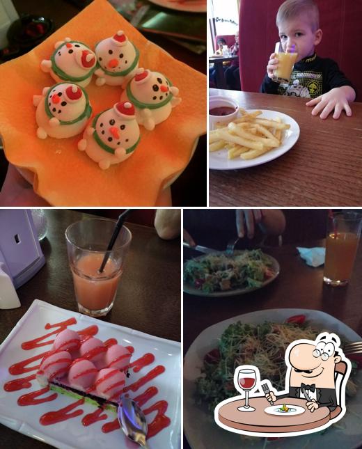 Еда в "Уни Пицца"