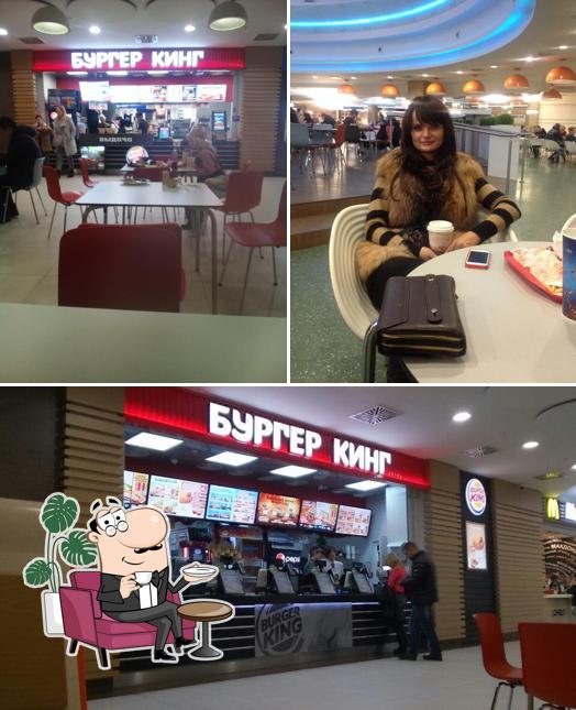 Интерьер "Бургера Кинг"