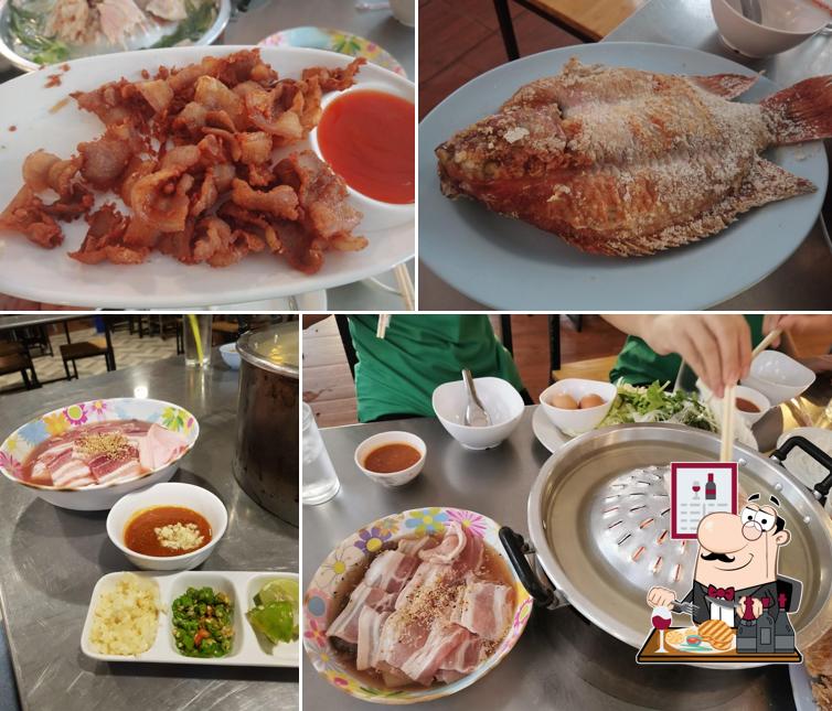 โชคชัยหมูย่างเกาหลี