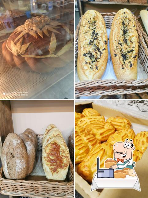 Чесночный хлеб в "Булочная"