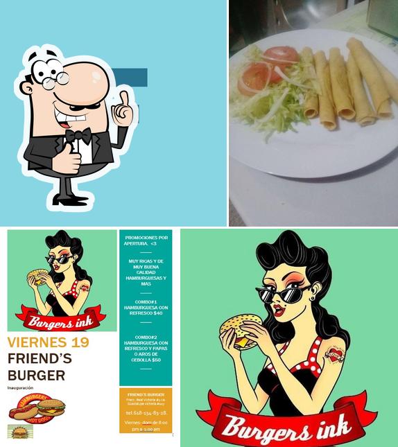 Friend's burger