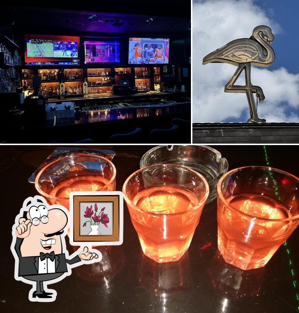 Brass Flamingo