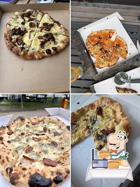 Pizza from a Balcony
