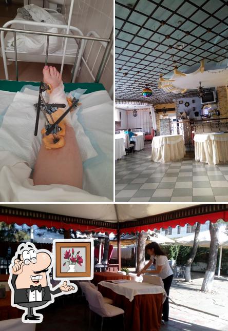 Посмотрите на внутренний интерьер "Паруса"