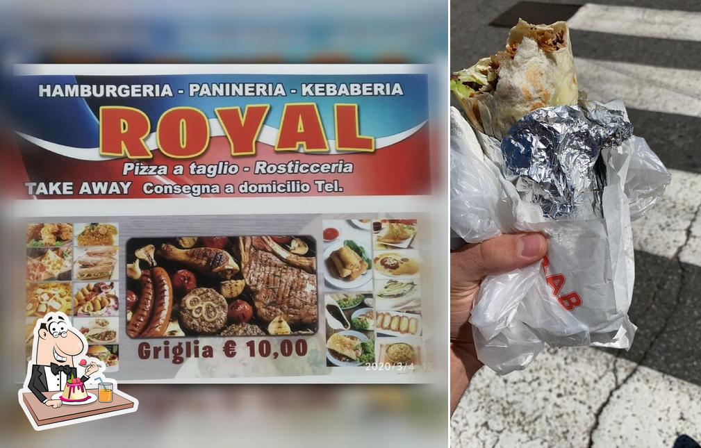 Royal asian food pizza a taglio kebab halal hamburger panineria