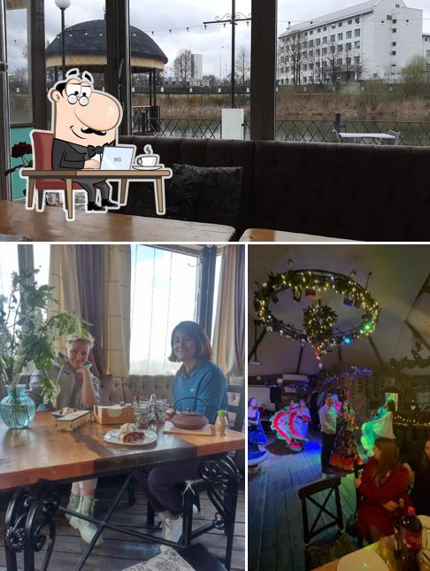 Посмотрите на внутренний интерьер "Тома Сойера"