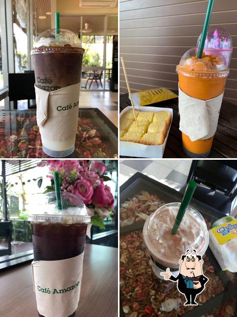 Café Amazon ตลาดลำนารายณ์