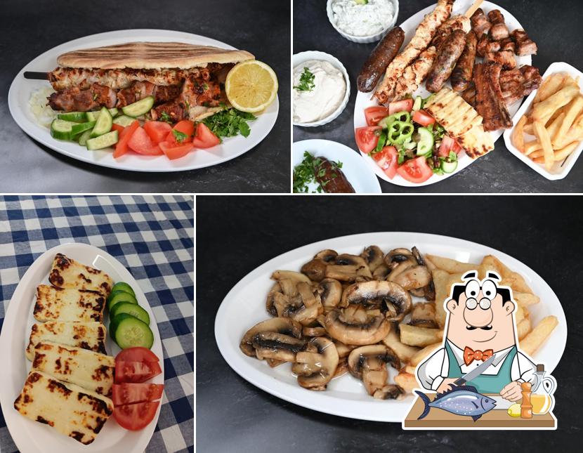Mythos kebab Larnaca
