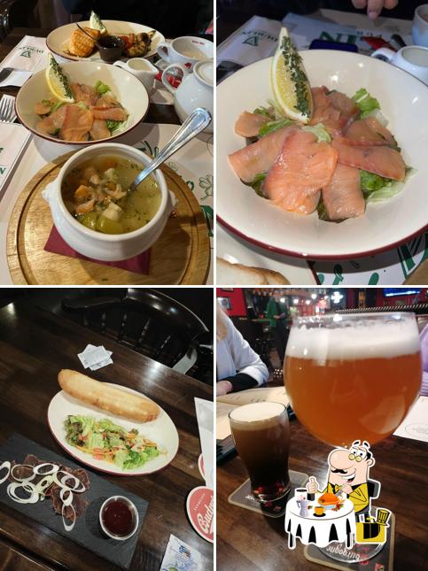 Еда в "Ирландском пабе Dublin"