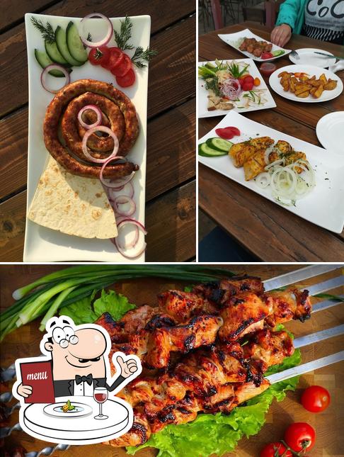 Еда в "Островке"