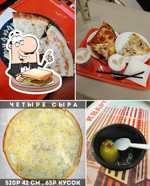 Сэндвичи с сыром на гриле в "Пиццерии Усы Лисы"
