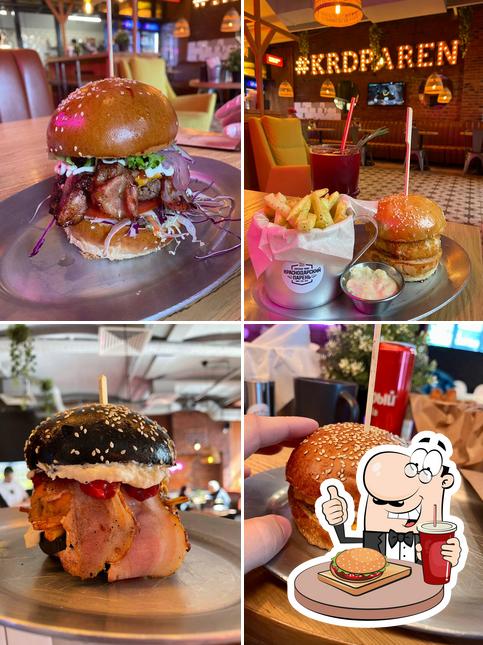 "Краснодарский парень" предлагает большое количество вариантов для любителей гамбургеров