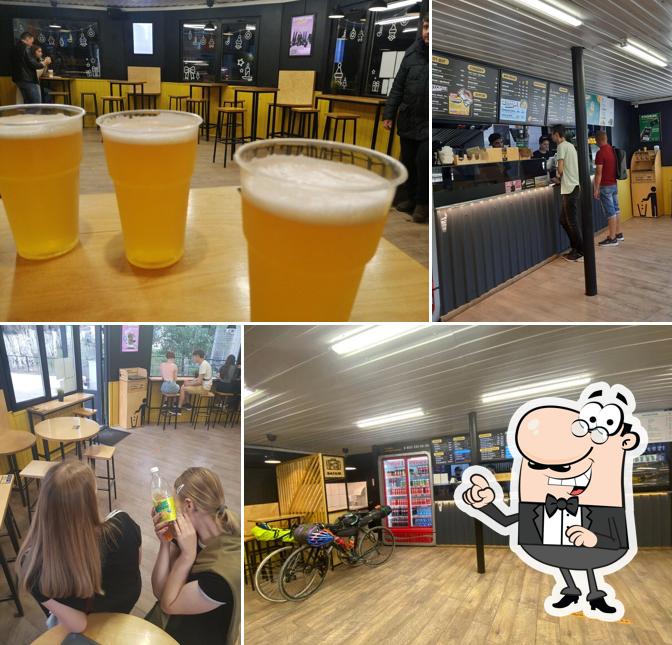 Интерьер "Супертяж Шаурма и кофе"