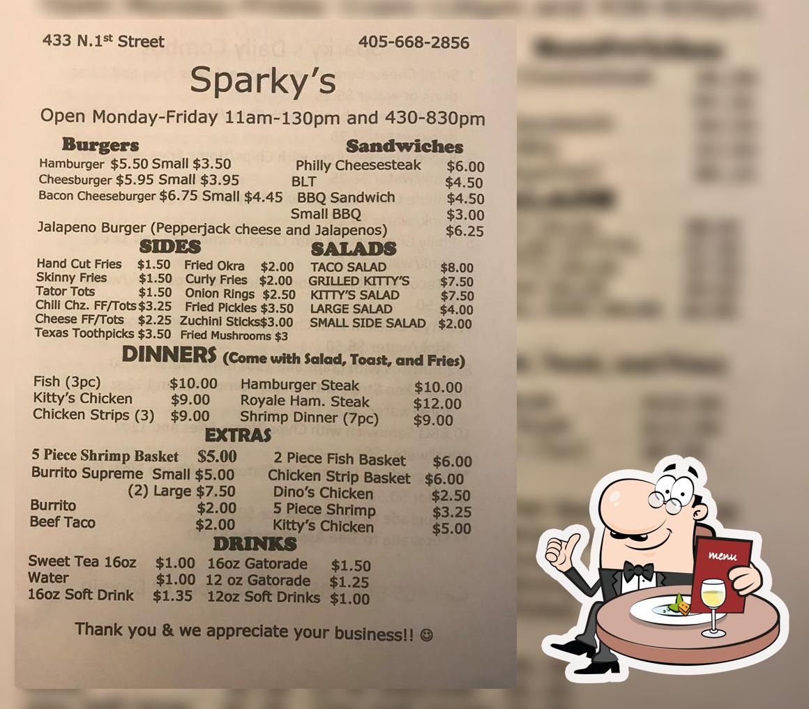 Sparky's Hometown Burgers Mountain View OK