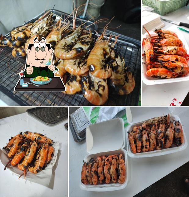 ฟล็ุค เฟีย กุ้งเผา