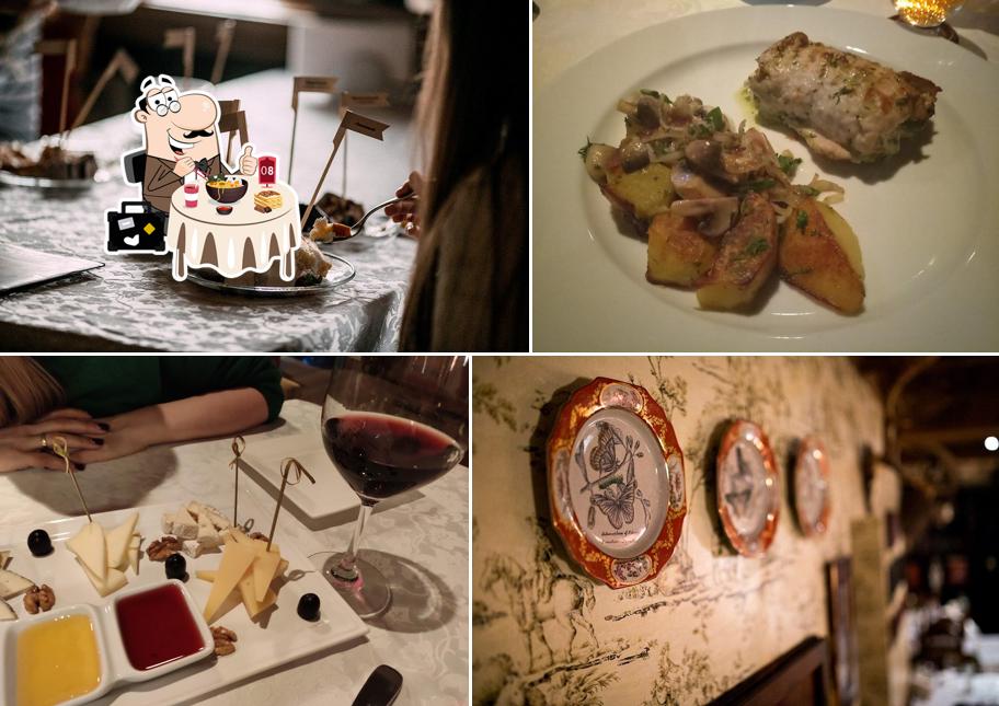 Блюда в "ресторане "TIROL""