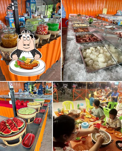 ร้านบุฟเฟต์ หมูกระทะเฮียเทพ