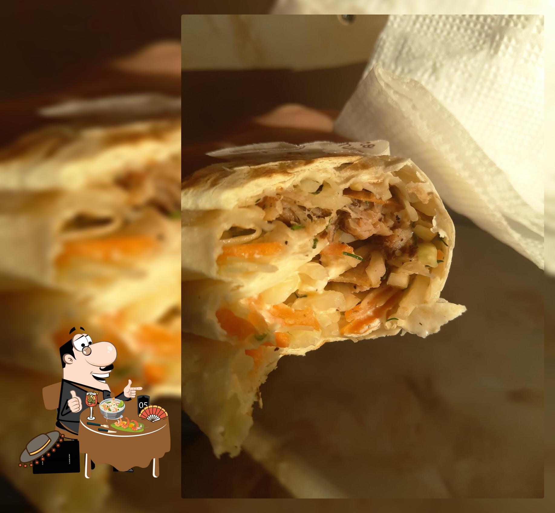Шаурма на углях