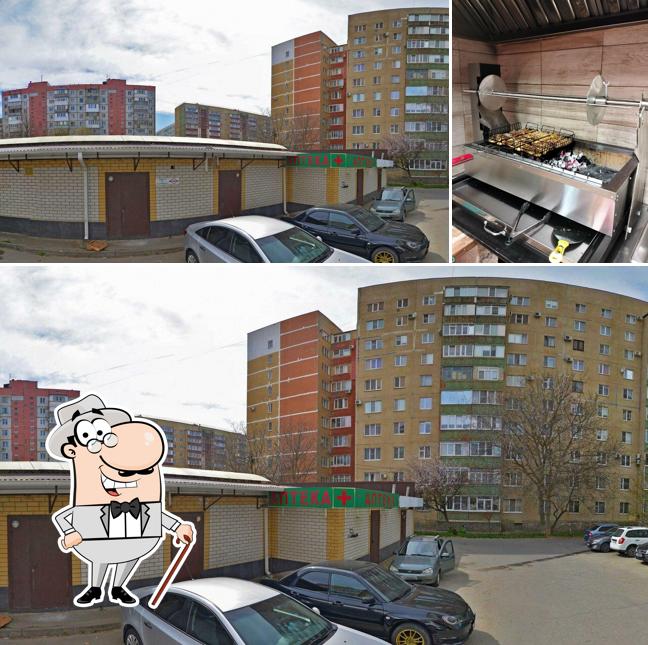 Шаурма на углях Мауш
