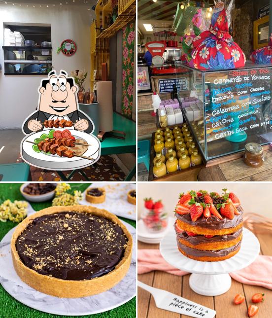 Еда в "Torta no Quintal"