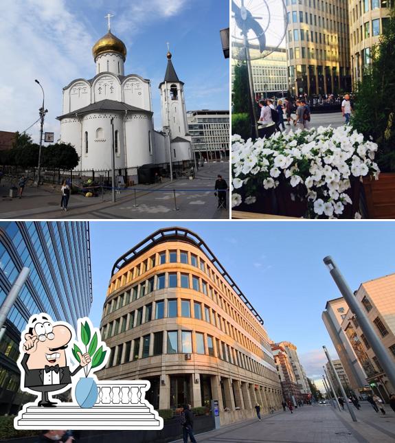 Посмотрите на внешнее оформление "Кофемании Белаи Площадя"