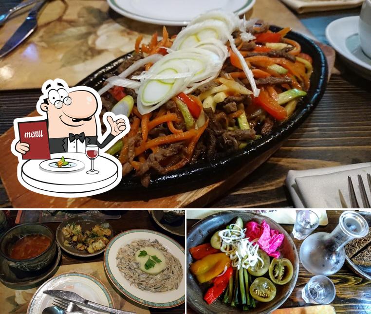 Блюда в "Кабачке"