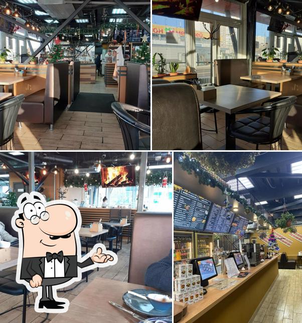 Посмотрите на внутренний интерьер "Все Шашлыки"